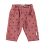 Piupiuchick - Baby trousers pink black hearts