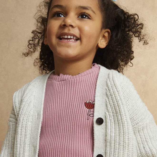 Sproet & Sprout - T-shirt turtle neck tullip Painters blush