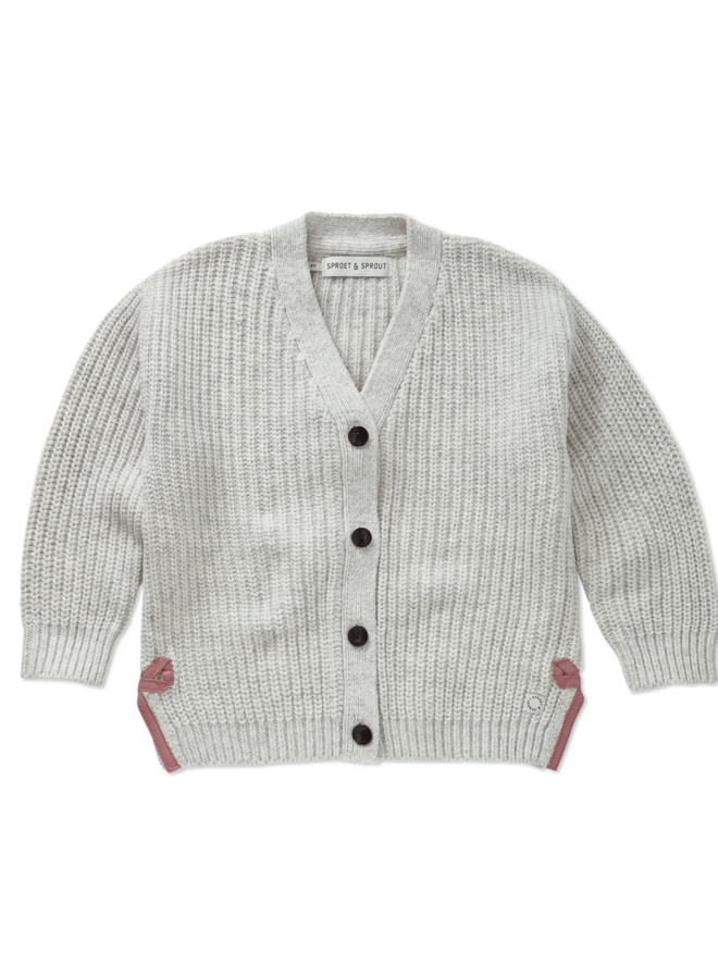 Sproet & Sprout - Knitted cardigan bows Shell