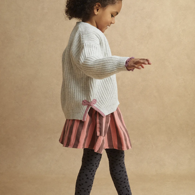 Sproet & Sprout - Knitted cardigan bows Shell