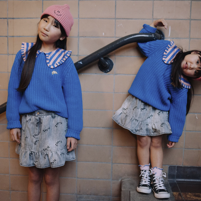 Sproet & Sprout - Grey denim skirt