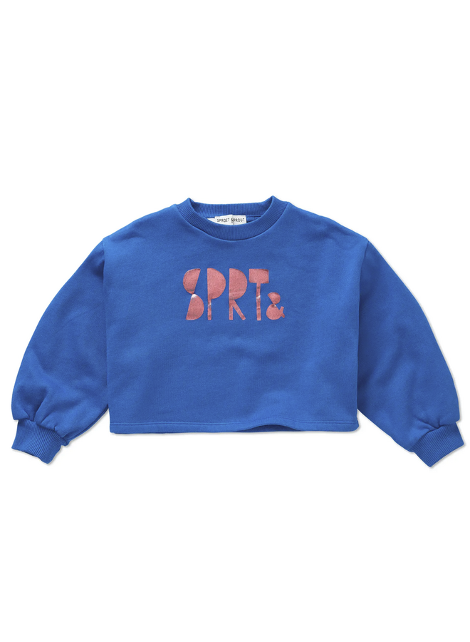 Sproet & Sprout - Boxy sweatshirt girls logo Blueprint