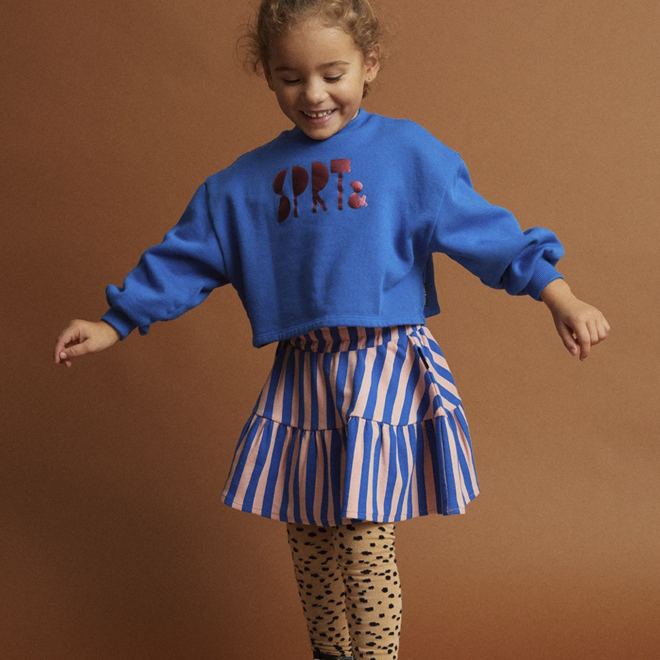 Sproet & Sprout - Boxy sweatshirt girls logo Blueprint