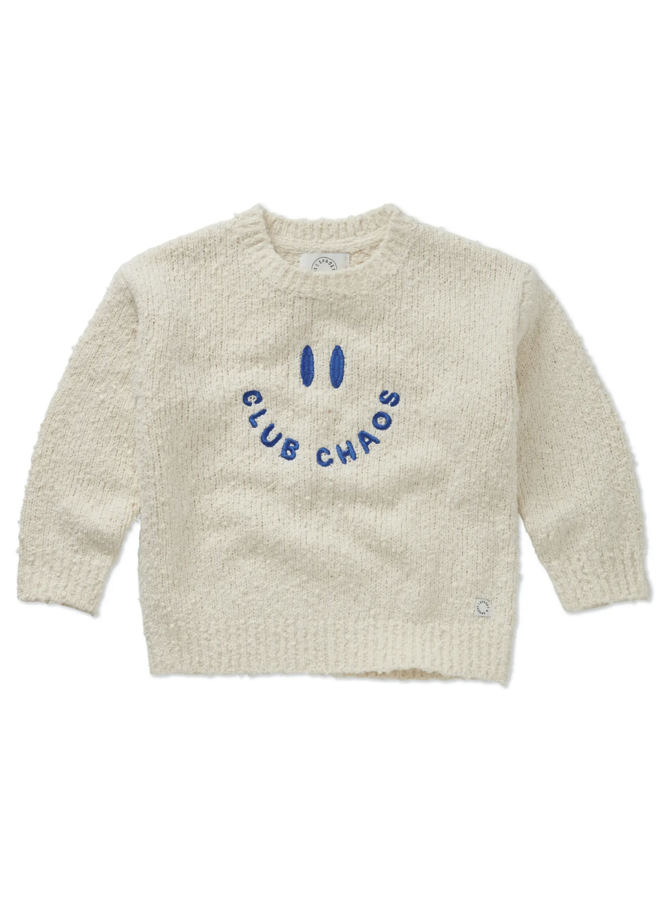Sproet & Sprout - Sweater boucle club chaos Ivory melee