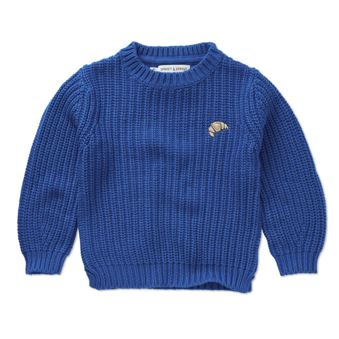 Sproet & Sprout - Sweater cable knit Blueprint