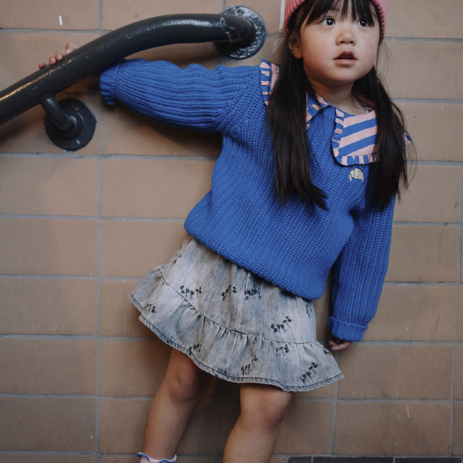Sproet & Sprout - Sweater cable knit Blueprint