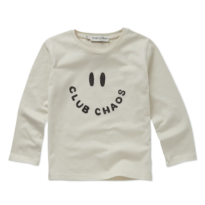 Sproet & Sprout - T-shirt club chaos Ivory