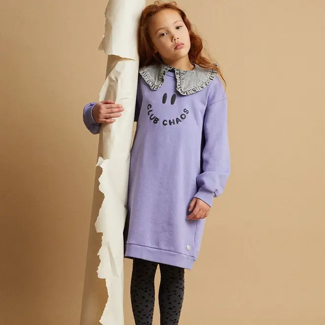 Sproet & Sprout - Sweat dress club chaos Crayon cloud