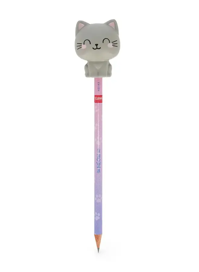 Legami - pencil with squishy Kitty