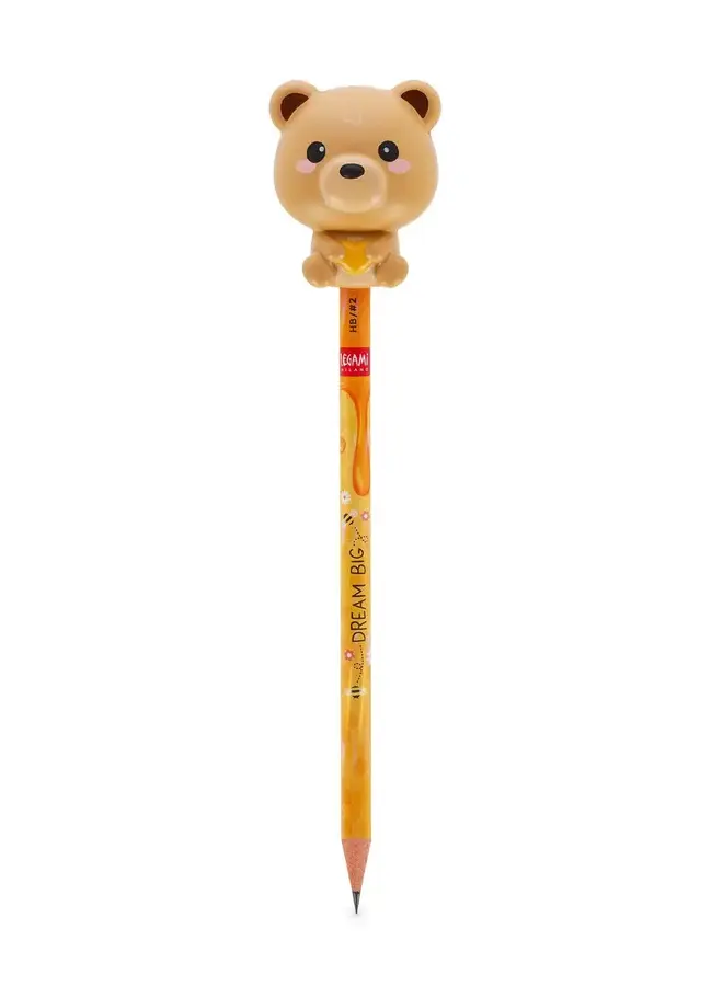 Legami - pencil with squishy Teddy bear