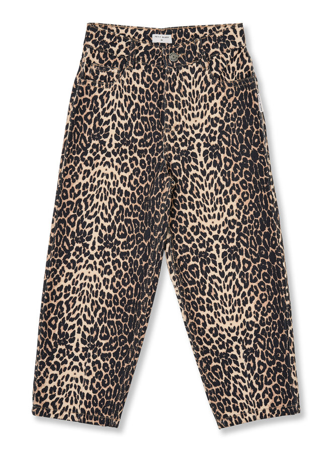 Petit Blush - Ballon Fit jeans - Leopard AOP