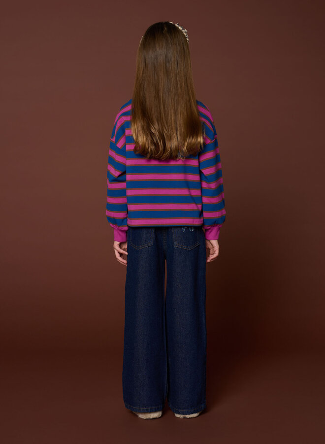 Petit Blush - Polo sweater stripe