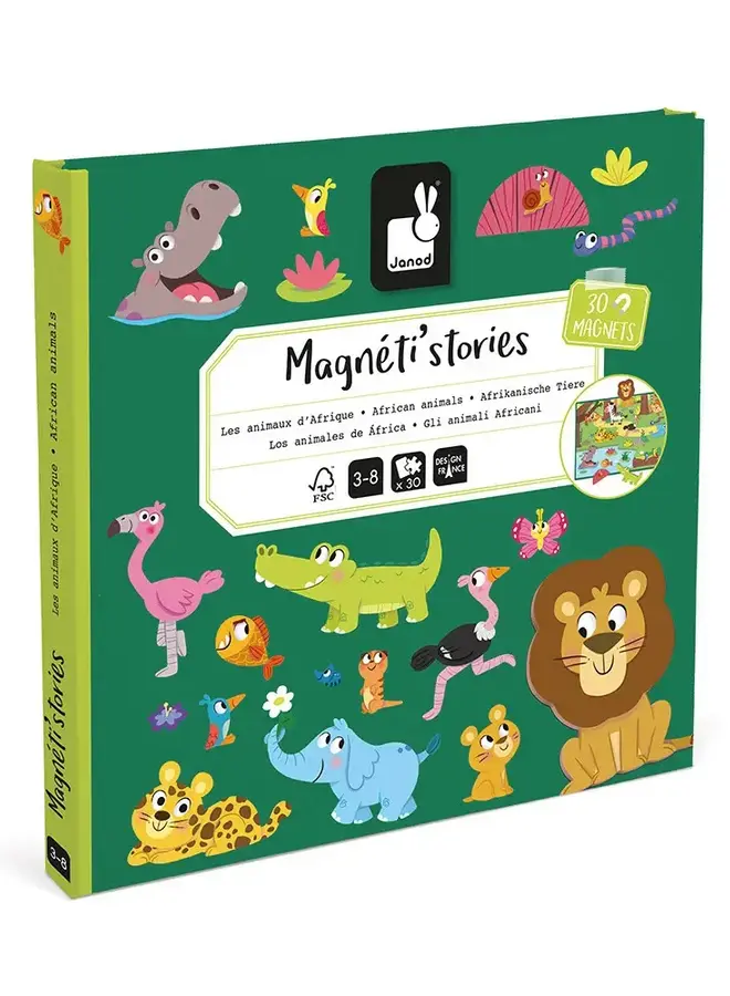 Janod - Magnéti'stories African Animals