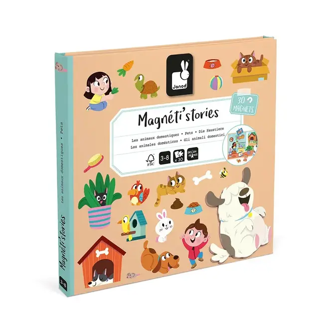 Janod - Magnéti'stories Domestic Animals