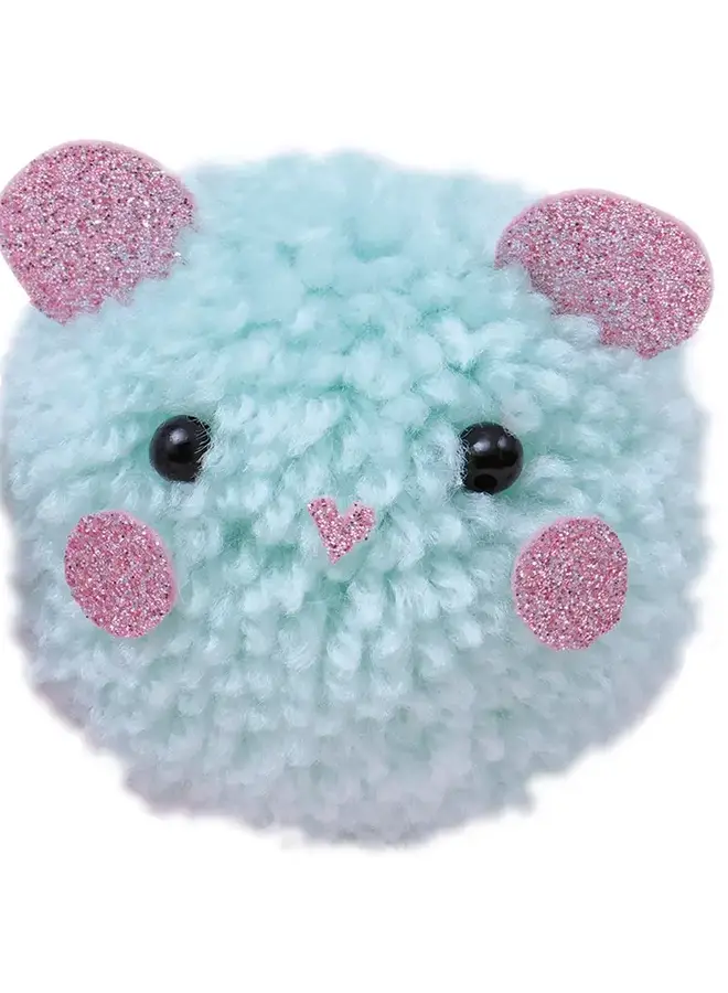 Janod - Creative Kit - 2 Animal Pom-Poms to Create