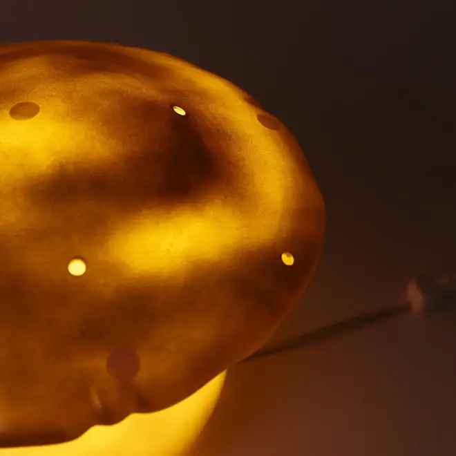 Egmont Toys - Paddenstoel lamp met LED - Medium Koper