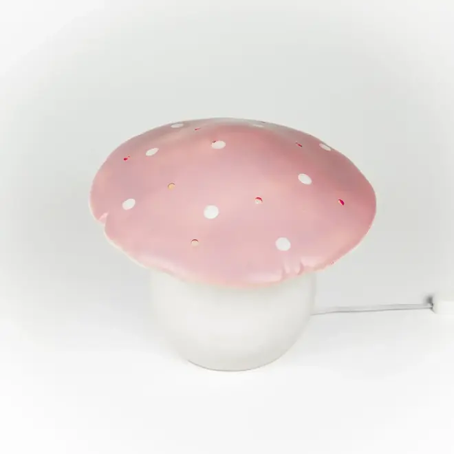 Egmont Toys - Paddenstoel lamp met LED - Medium Vintage pink