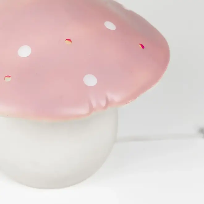 Egmont Toys - Paddenstoel lamp met LED - Medium Vintage pink