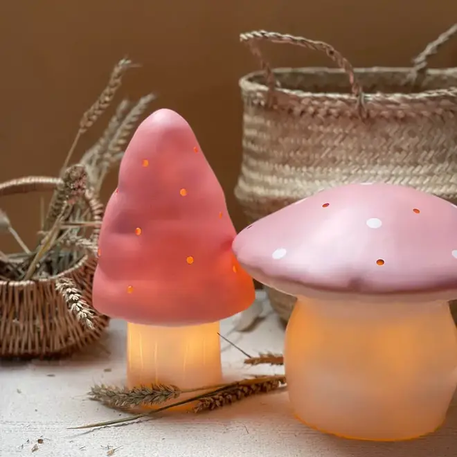 Egmont Toys - Paddenstoel lamp met LED - Small Vintage pink