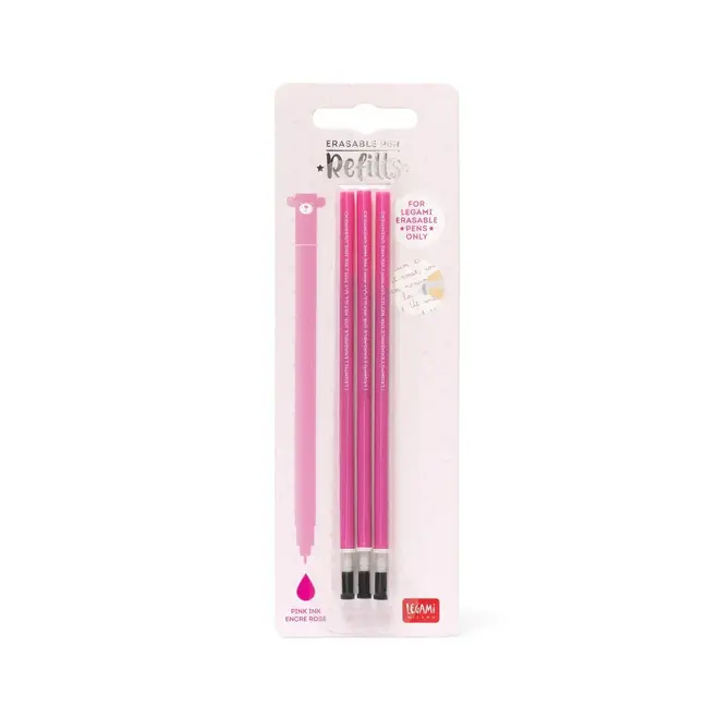 Legami - Erasable pen refill Pink ink