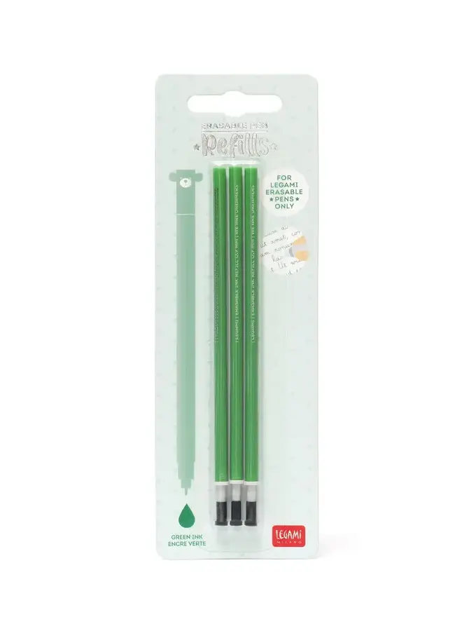 Legami - Erasable pen refill Green ink