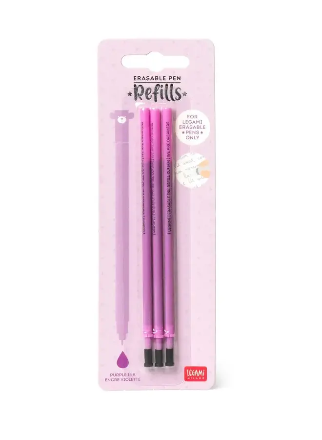 Legami - Erasable pen refill Purple ink