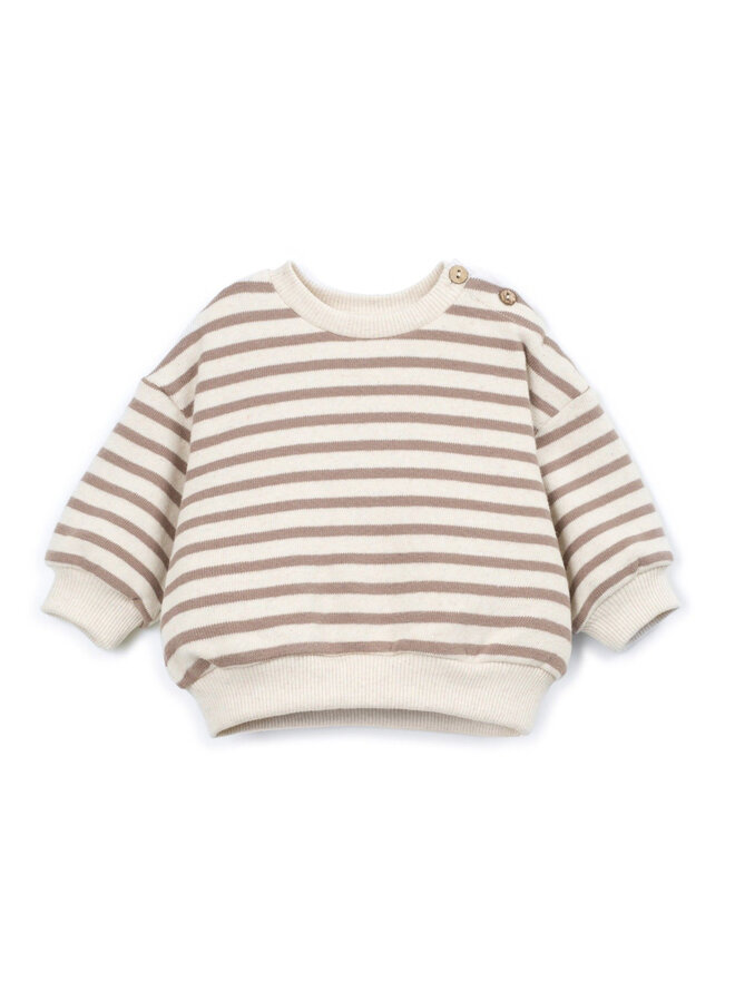 Play Up - Striped jersey sweater Drawing Baby