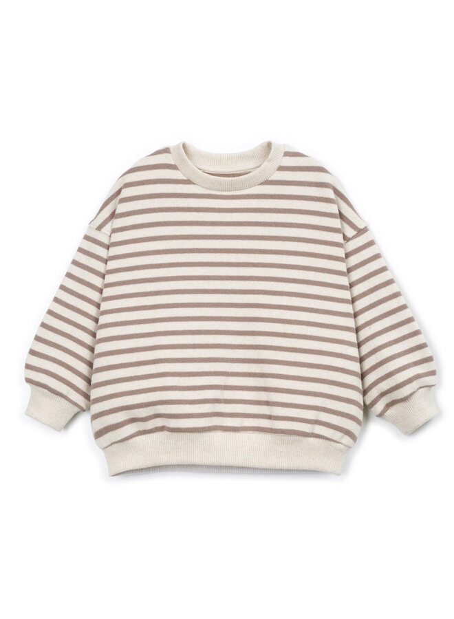 Play Up - Striped jersey sweater Drawing