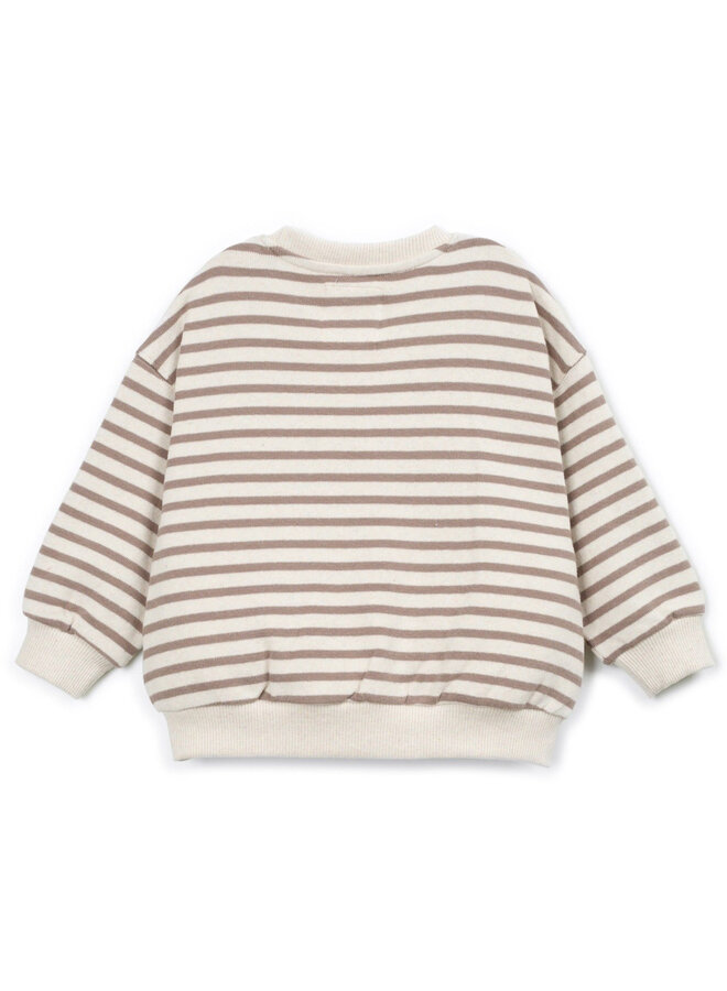 Play Up - Striped jersey sweater Drawing