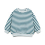 Play Up - Striped jersey sweater Cyanotype