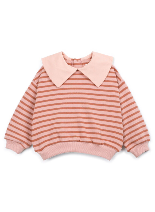 Play Up - Striped jersey sweater Tapestry