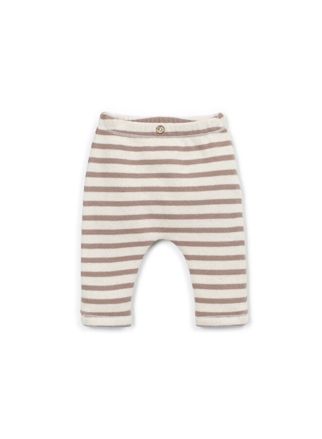 Play Up - Striped jersey leggings drawing