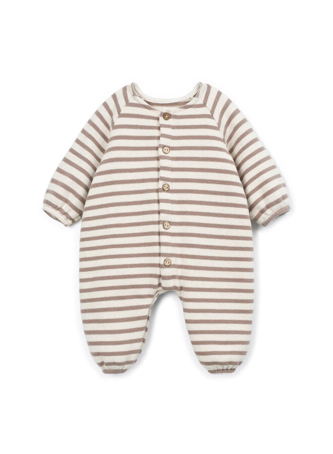 Play Up - Striped flame jersey jumpsuit Drawing