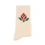 Piupiuchick - Socks light pink red flower