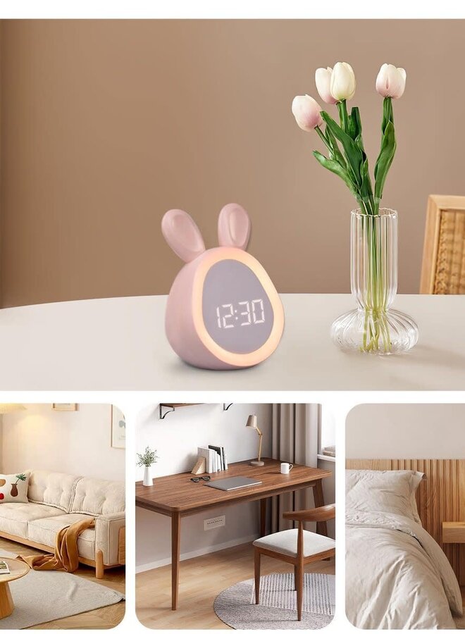 Mary's - Alarm clock Bunny Pink