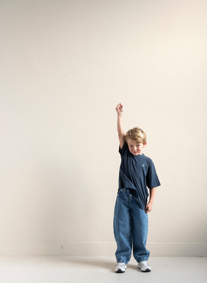 Jenest - Balloon denim pants Dark wash