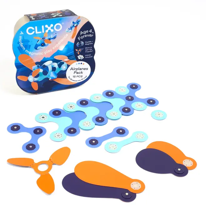 Clixo® | Airplane Pack 15 pièces