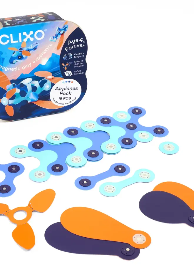 Clixo® | Airplane Pack 15 pièces
