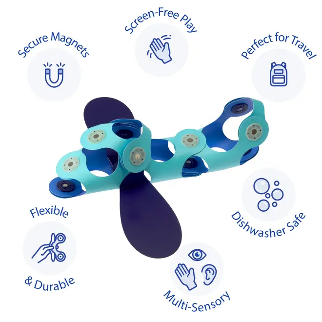 Clixo® | Airplane Pack 15 pièces