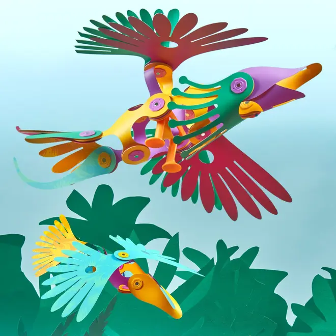 Clixo® | Tropical Birds 24 stuks