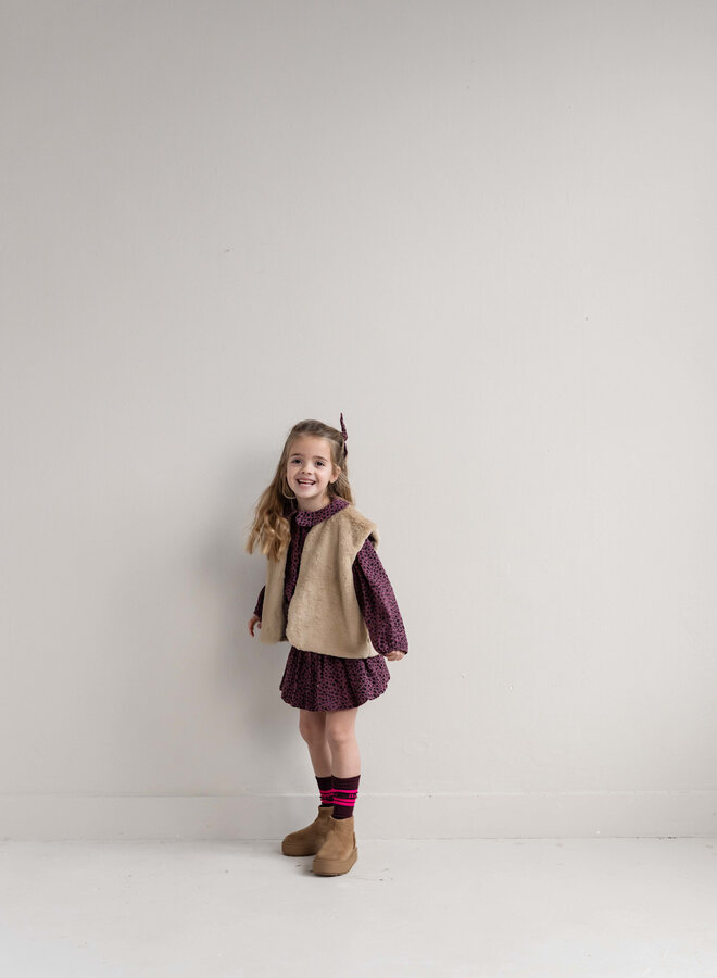 Jenest - Betty balloon skirt Cherry Bordeau