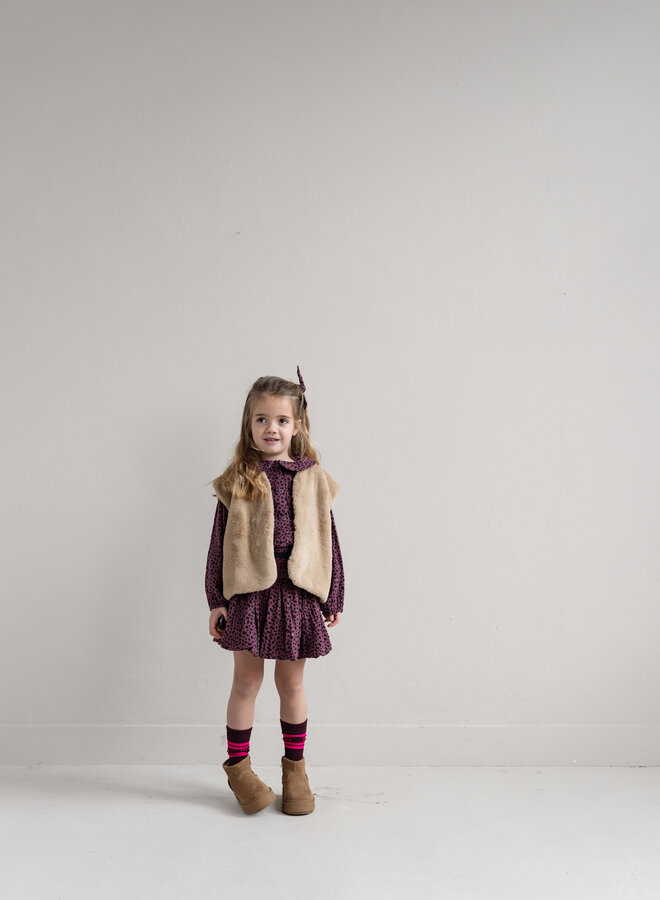 Jenest - Betty balloon skirt Cherry Bordeau