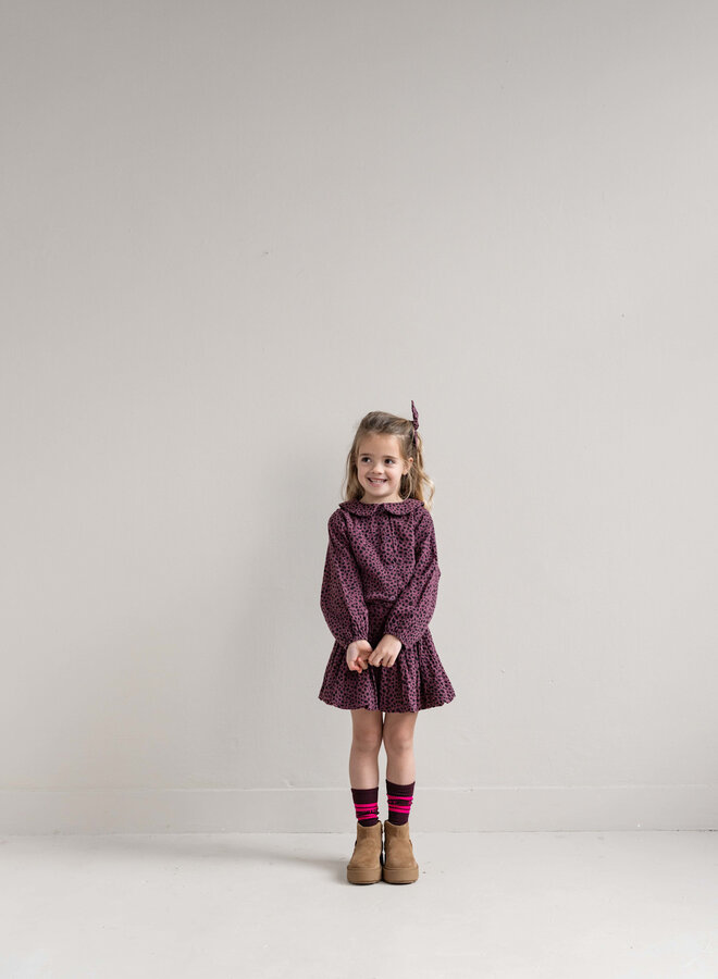 Jenest - Betty balloon skirt Cherry Bordeau