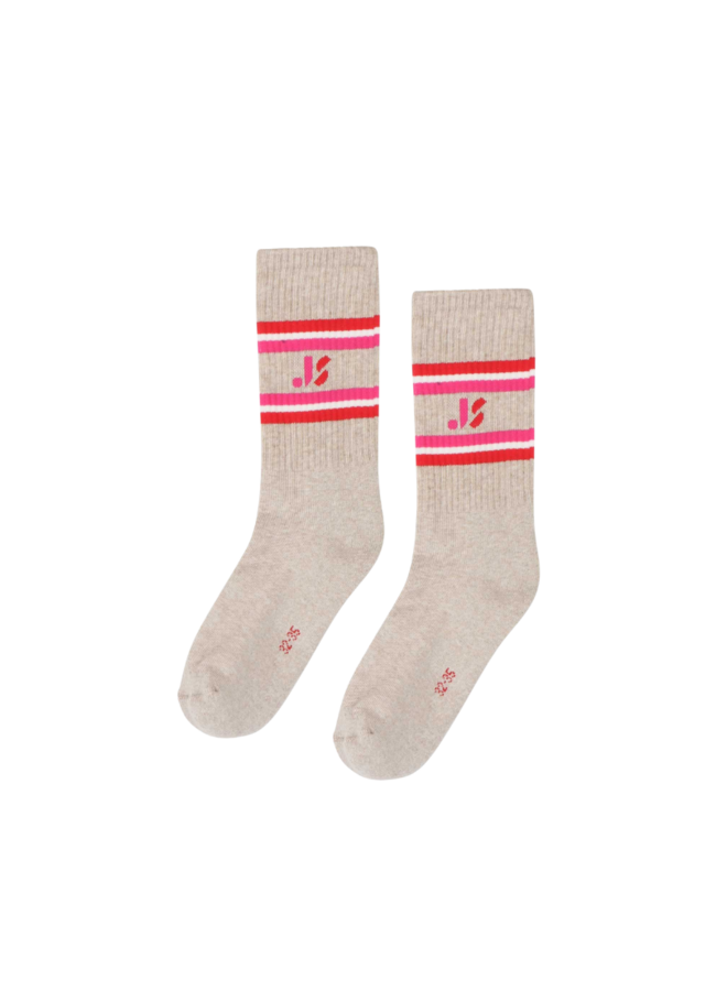 Jenest - JS sport socks beige melange