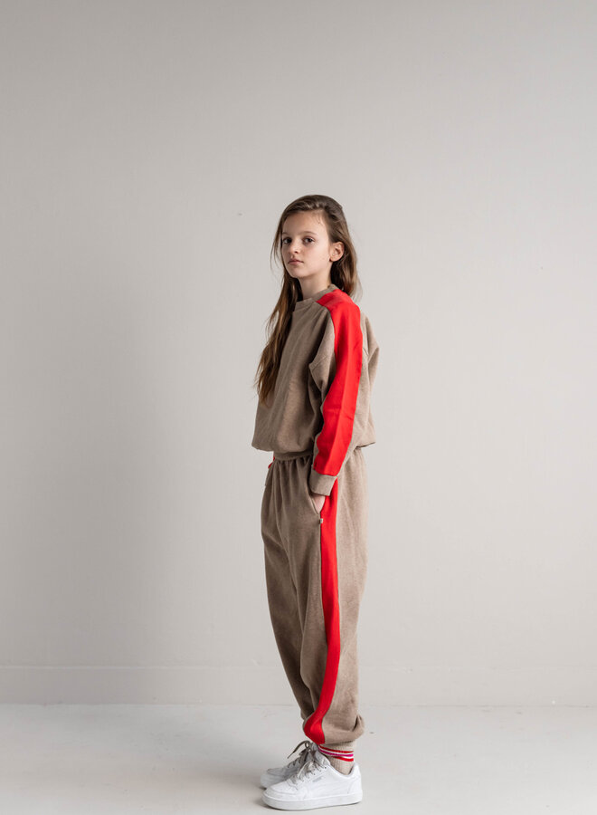 Jenest - Sammy sweater beige red