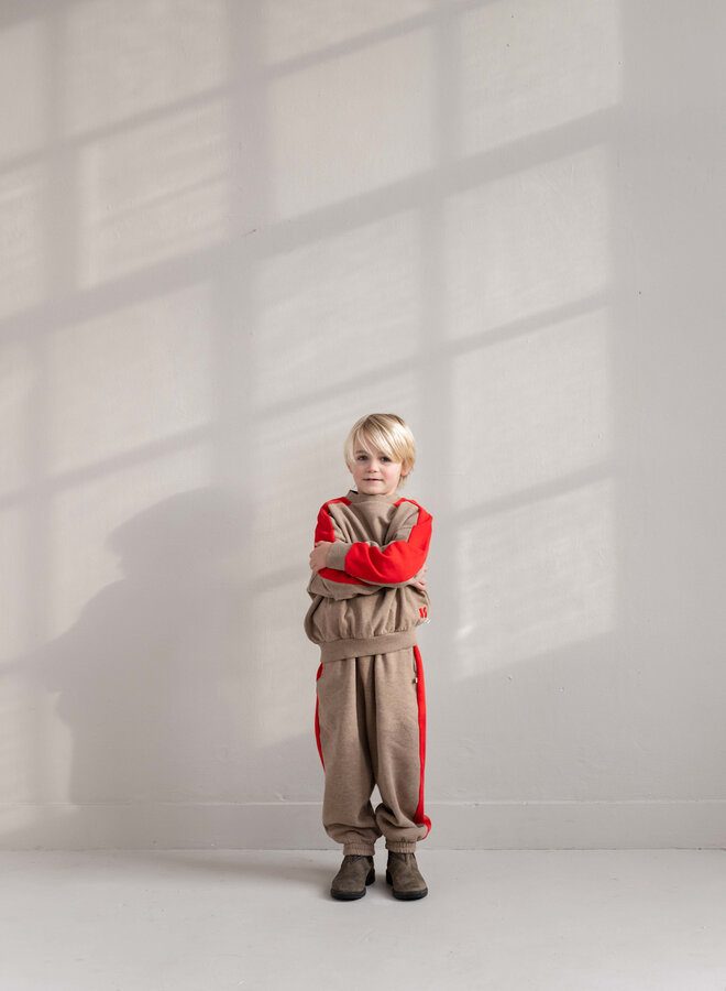 Jenest - Sammy sweater beige red