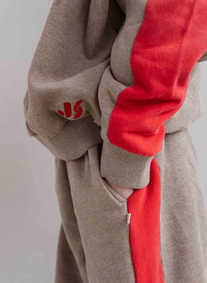 Jenest - Sammy sweater beige red