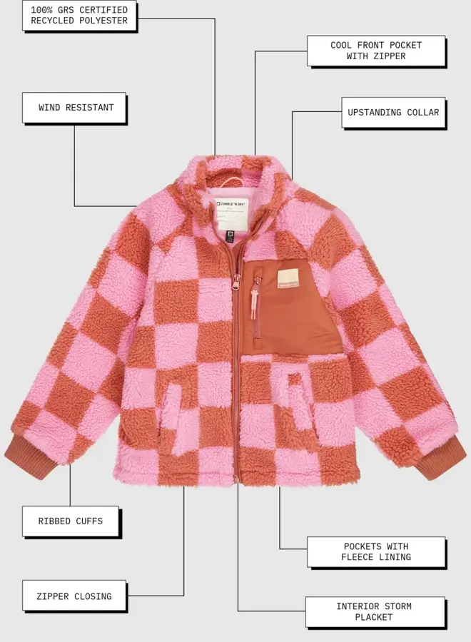 Tumble 'N Dry – Teddy jacket Alice