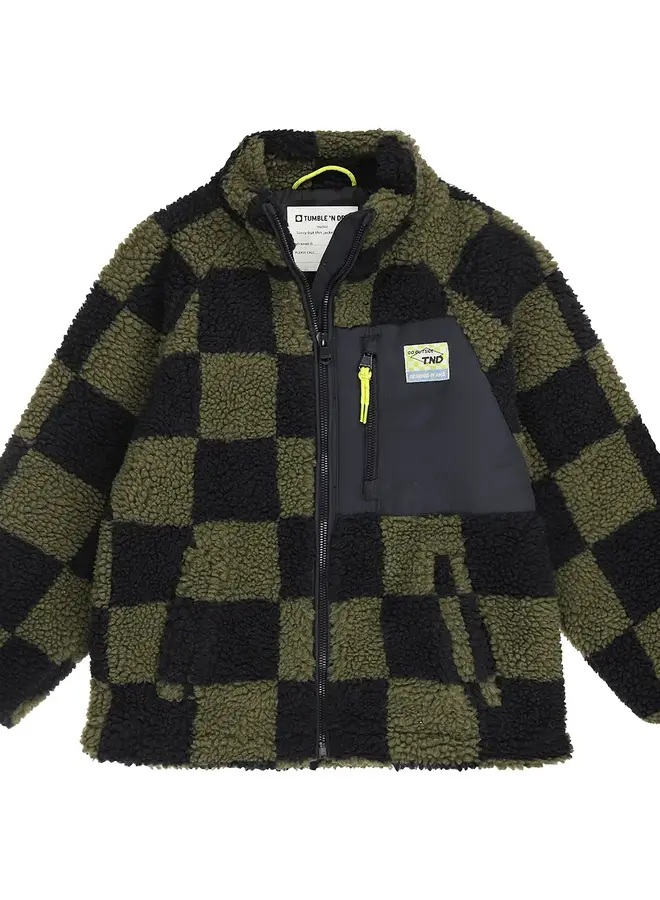 Tumble 'N Dry – Cody teddy jacket army green