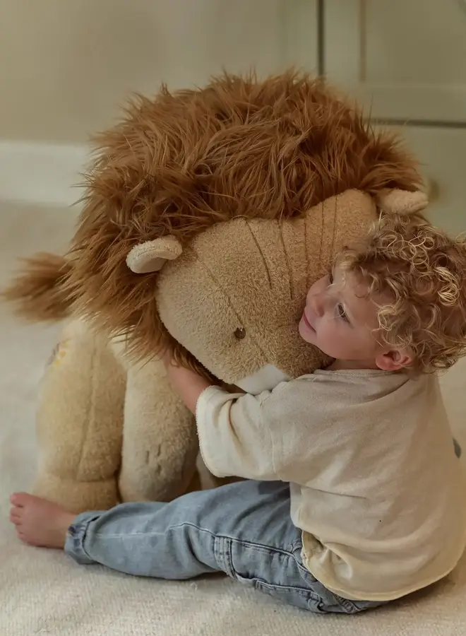 Little Dutch - Knuffel Leeuw 60 cm ­ Safari Friends